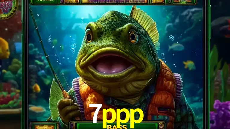 Personagem de peixe pescador do popular jogo de slot com tema de pescaria, uma das emocionantes opções de caça-níqueis para jogar e ganhar no cassino 7ppp.